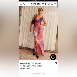 Peppermayo Scarlet Burst Maxi Dress